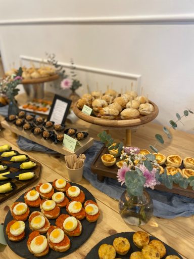 Montaje alto para evento social