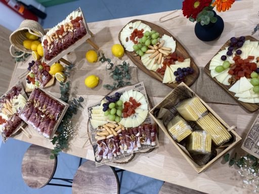 Montaje de menú completo para celebración