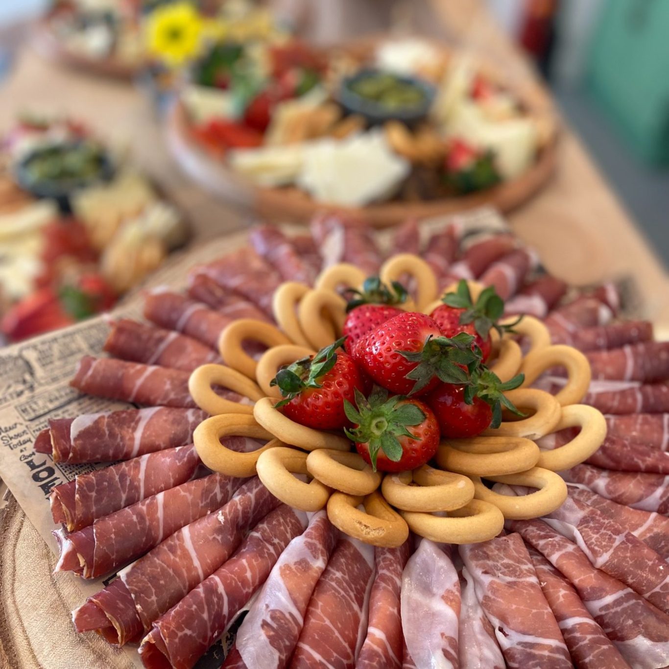 detalle de catering para celebración familiar en Valencia