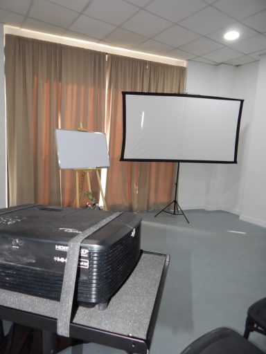 Zona acondicionada para evento corporativo