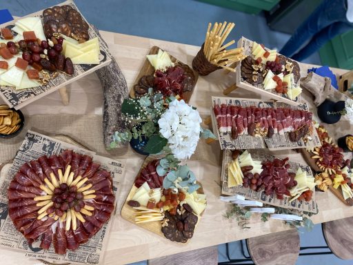 Presentación de menú para cóctel de bienvenida