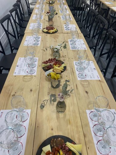 Espacio acondicionado para experiencia gastronómica