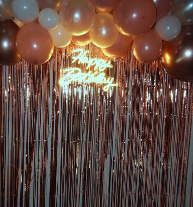 Espacio íntimo para celebración privada