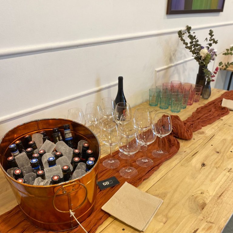 detalle de vajilla en evento privado Valencia