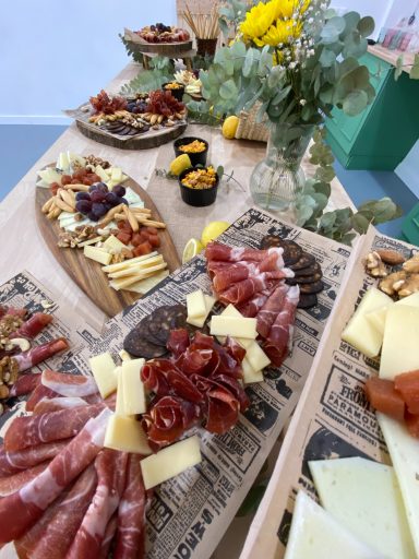 Detalle de aperitivos en evento privado