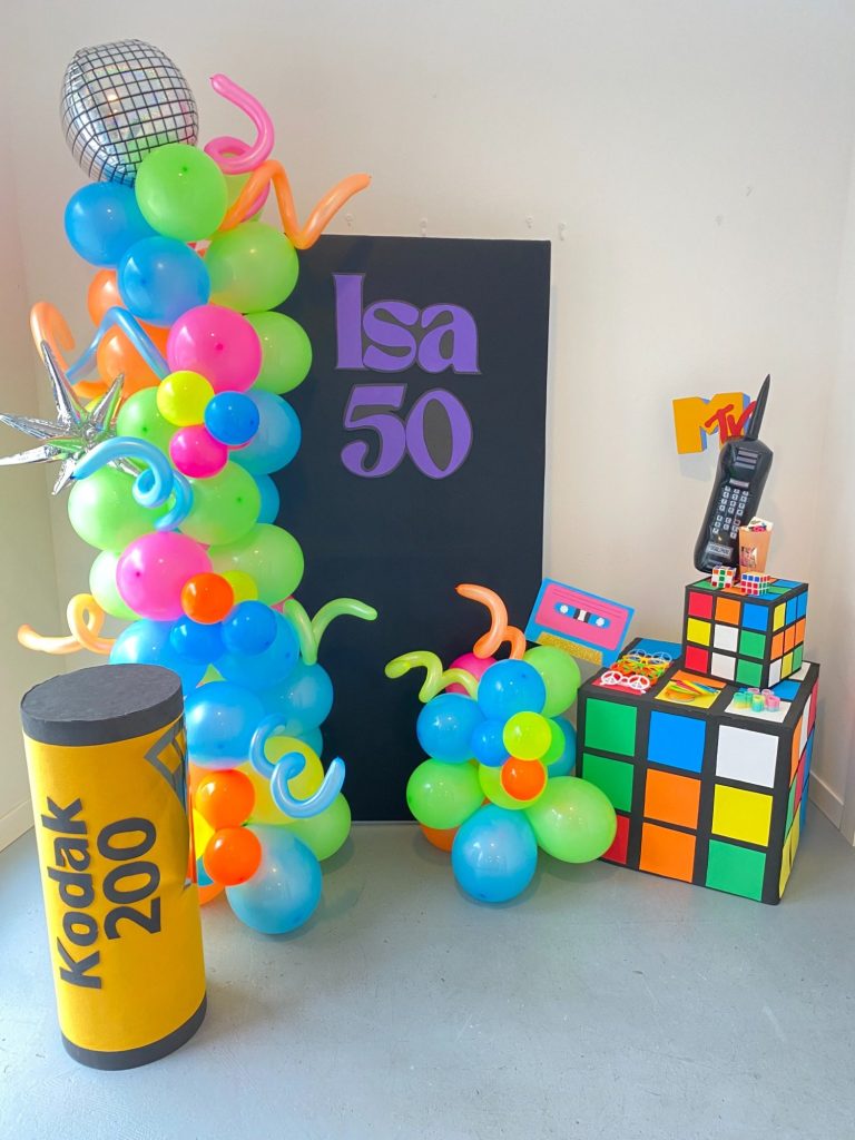 decoración elegante para celebración familiar