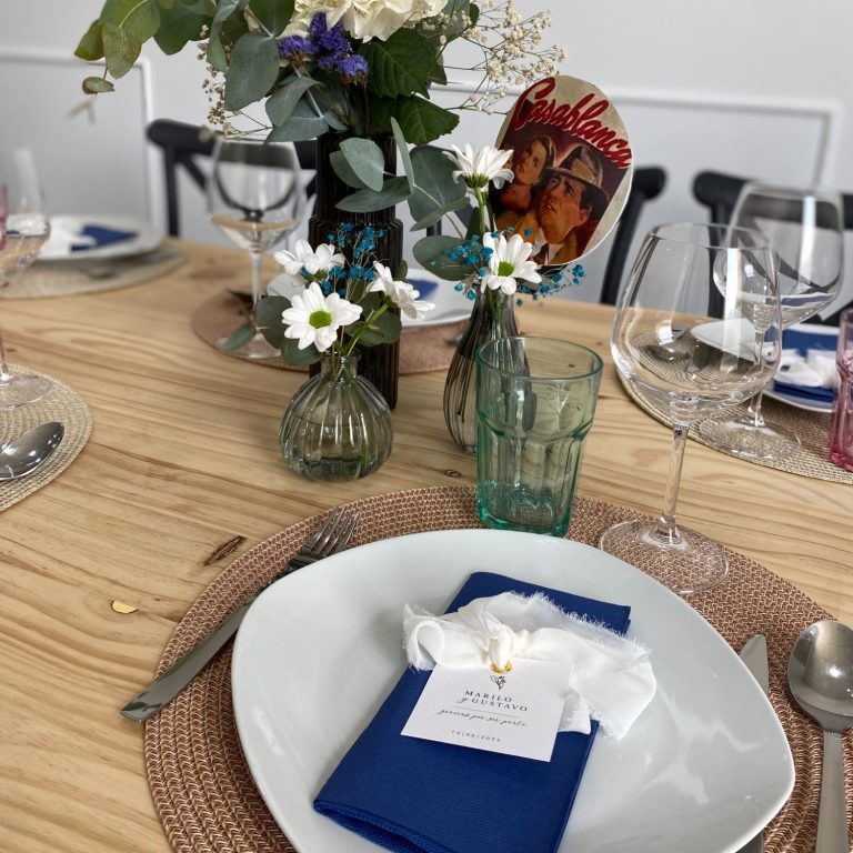 Decoración de mesa personalizada para eventos privados en Valencia