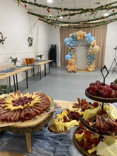 Montaje informal para cóctel privado