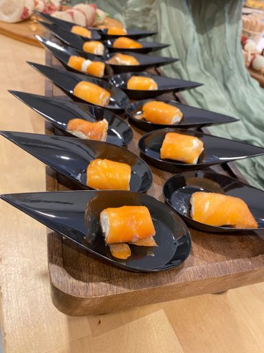 Selección de aperitivos y gastronomía para celebración privada en Valencia