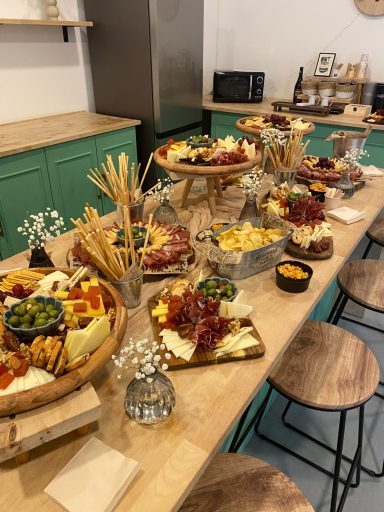 Montaje gastronómico para evento privado
