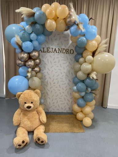 Montaje decorativo para bautizo en Valencia