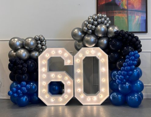 Espacio de GDM preparado para una comida de cumpleaños familiar