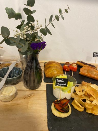 Menú vegano y vegetariano para eventos