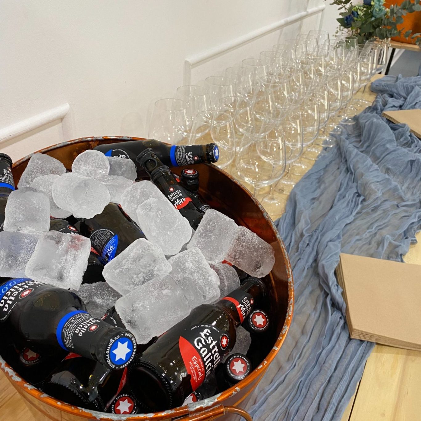 Detalle del espacio listo para el evento self service